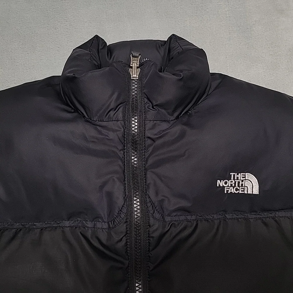 The North Face Puffer Vest Mens S Black 600 Down Nuptse Gorpcore Winter